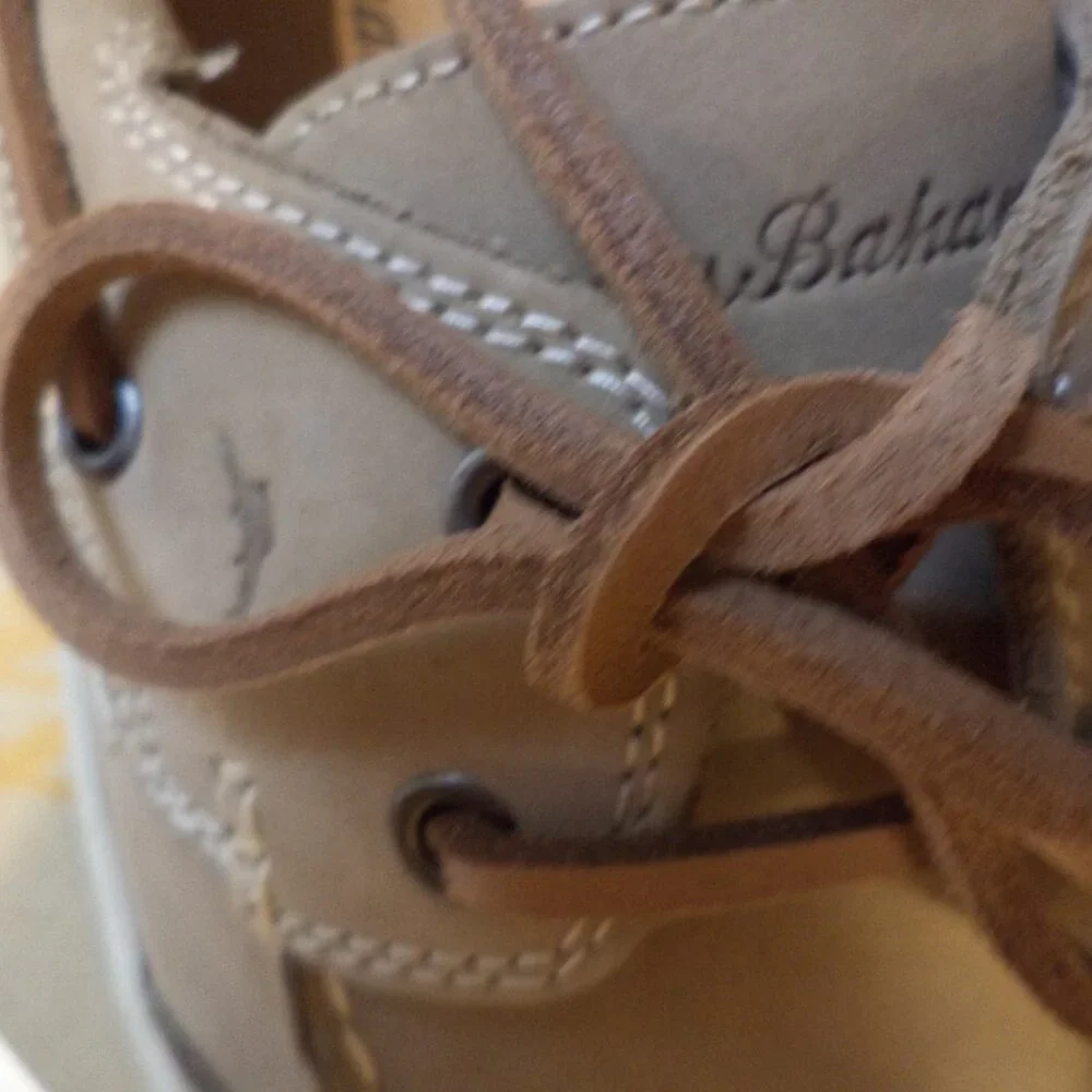 Tommy Bahama Men's Tan Boat Shoes